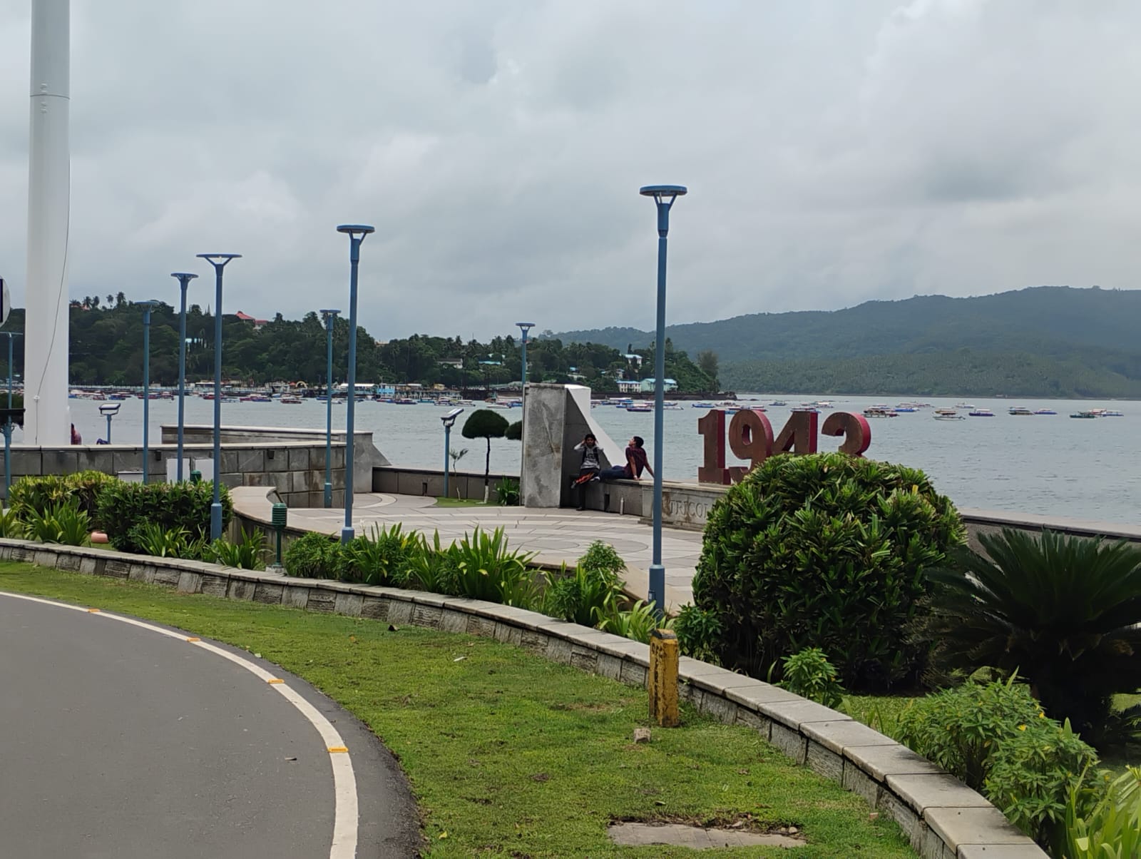 The 150-foot flagpole at Flag Point, Port Blair